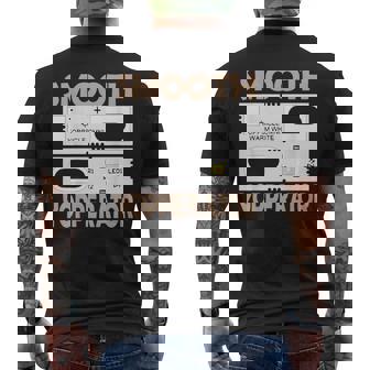 Smooth Yopperator Mens Back Print T-shirt | Mazezy