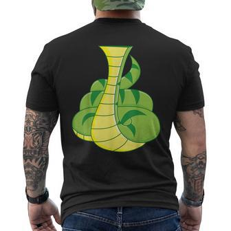 Snake Snake Costume Men's T-shirt Back Print - Seseable