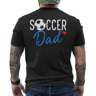 Soccer Dad  Funny Sports Dad Fathers Day  Men's Crewneck Short Sleeve Back Print T-shirt