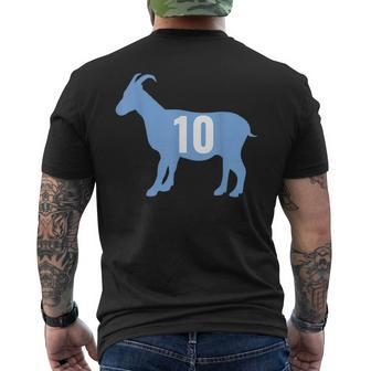 Soccer Goat 10 Argentina Mens Back Print T-shirt - Monsterry AU