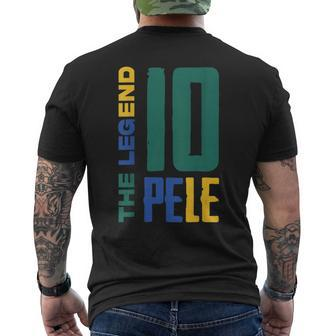 Soccer Lovers- The Legend Pelé -Football Lovers -Best Player Mens Back Print T-shirt - Seseable