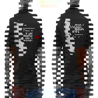 Someone In Fresno Loves Me California Men's T-shirt Back Print | Mazezy