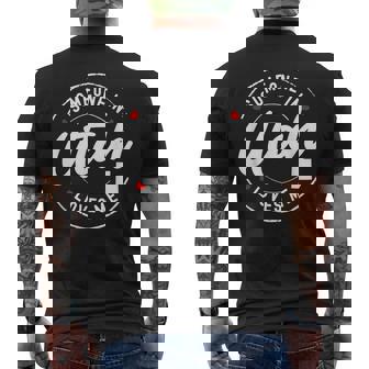 Someone In Utah Loves Me Mens Back Print T-shirt | Mazezy