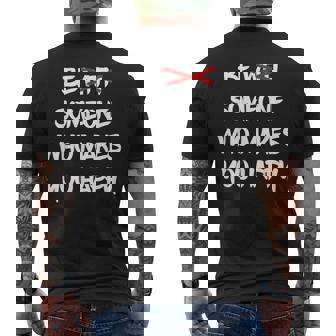 Be Someone Who Makes You Happy Self Confidence Happiness Men's T-shirt Back Print | Mazezy