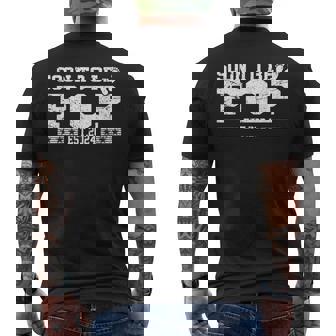 Soon To Be Pop Est 2024 Father's Day First Time New Dad Men's T-shirt Back Print