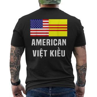 South Vietnam Flag Pride Dac Biet Viet Kieu Mens Back Print T-shirt | Mazezy