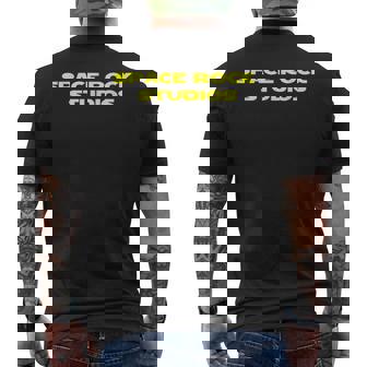 Space Rock Plain Men's T-shirt Back Print | Mazezy