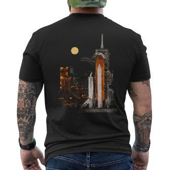 Space Shuttle Kennedy Space Center In Cape Canaveral Men's T-shirt Back Print | Mazezy