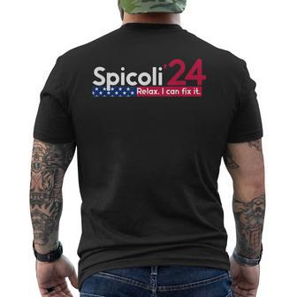 Spicoli 2024 Relax I Can Fix It 24 Men's Back Print T-shirt | Mazezy