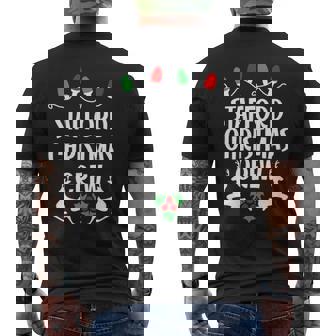 Stafford Name Gift Christmas Crew Stafford Mens Back Print T-shirt - Seseable