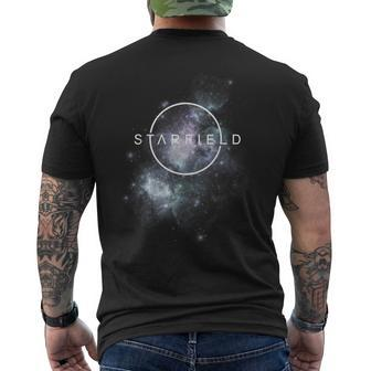 Starfield Star Field Space Galaxy Universe Men's T-shirt Back Print | Mazezy