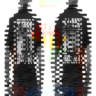 Stepping Into Junenth Remembering My Ancestors Mens Back Print T-shirt | Mazezy