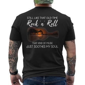 Still Like That Old Time Rock N Roll That Kind Of Music Mens Back Print T-shirt - Seseable