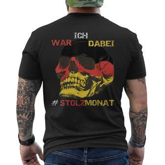 Stolzmonat Ich War Dabei Proud Monat Mens Back Print T-shirt | Mazezy
