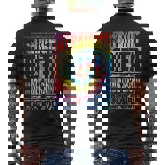 Straight Outta Middle School Graduation Class Of 2023 Gift Mens Back Print T-shirt - Thegiftio