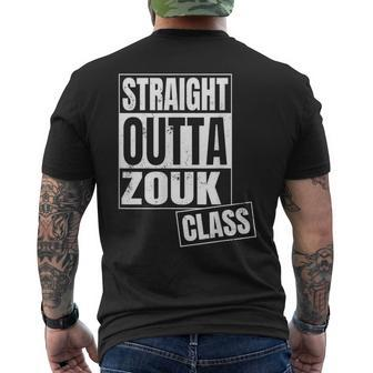 Straight Outta Zouk Class Men's T-shirt Back Print | Mazezy