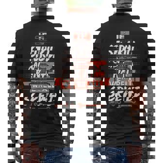 Sturgill Name Gift If Sturgill Cant Fix It Were All Screwed Mens Back Print T-shirt - Seseable