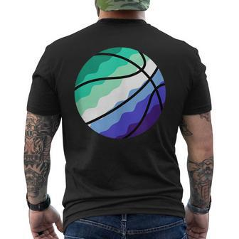 Subtle Mlm Pride Basketball Vintage Lgbt Gay Mlm Male Flag Mens Back Print T-shirt | Mazezy