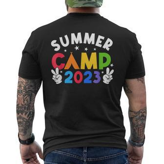 Summer Camp 2023 Vacation Retro Camping Family Cousin Crew Mens Back Print T-shirt | Mazezy