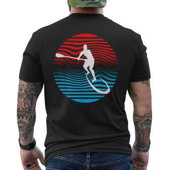 Sup Stand Up Paddle Boarding Surf Board Surfing Men's T-shirt Back Print | Mazezy