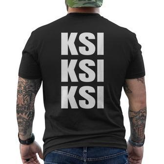 Support Ksi Vs Logan Biggest Internet Boxing Event Men's T-shirt Back Print | Mazezy