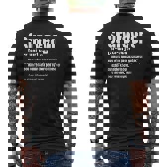 Surveyor Noun Geodesists Cartographer Valuer Land Surveying Men's T-shirt Back Print | Mazezy