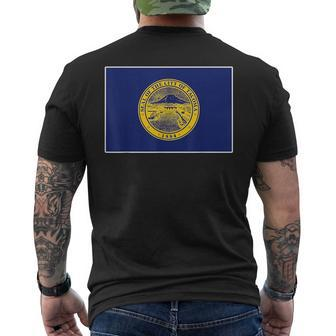 Tacoma Flag City Pride National Gift Souvenir Mens Back Print T-shirt | Mazezy