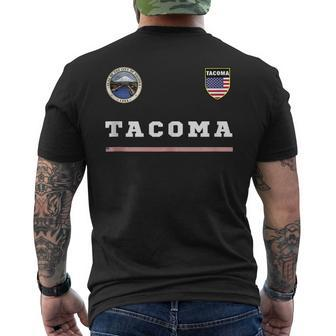 Tacoma SportsSoccer Jersey National Pride Gift Mens Back Print T-shirt | Mazezy