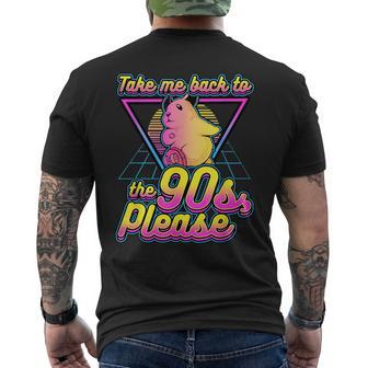Take Me Back To The 90S Please Roller Skate 90S Vintage Designs Funny Gifts Mens Back Print T-shirt | Mazezy