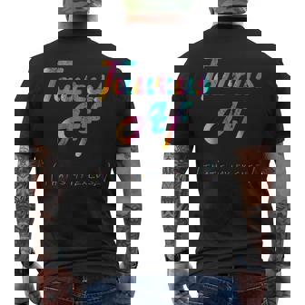 Taurus Af Thats My Excuse Zodiac Sign Birthday Men's Back Print T-shirt | Mazezy
