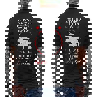 Taxidermy Dad - Like A Regular Dad But More Deadicated Mens Back Print T-shirt - Thegiftio