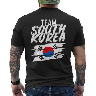 Team South Korea Soccer Korean Sport Men's T-shirt Back Print | Mazezy UK