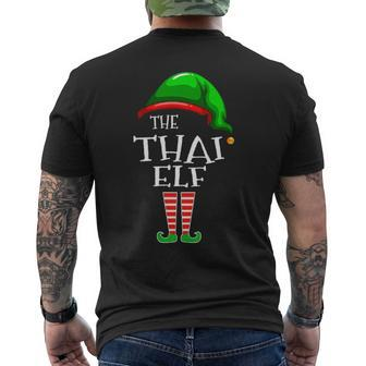 Thai Name Gift The Thai Elf Christmas Mens Back Print T-shirt - Seseable