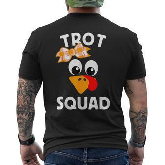 Thanksgiving Running Turkey Trot Squad Men's T-shirt Back Print - Seseable