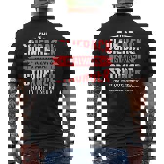 The Comeback Is Always Stronger Than Setback Motivational Mens Back Print T-shirt | Mazezy