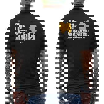 The Dogfather American Eskimo Lovers Funny Dog Mens Back Print T-shirt | Mazezy