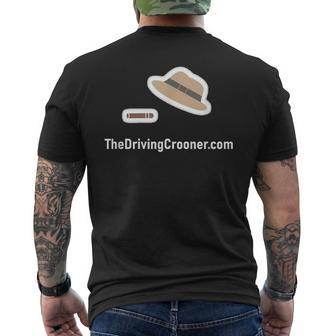 The Driving Crooner Mens Back Print T-shirt - Seseable