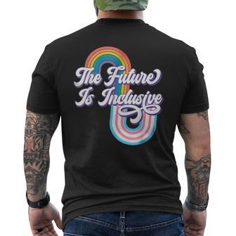 The Future Inclusive Lgbt Rights Transgender Trans Pride Mens Back Print T-shirt | Mazezy
