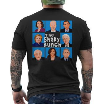 The Shady Bunch Anti Biden Obama Clinton Funny Vote Trump Mens Back Print T-shirt - Thegiftio UK