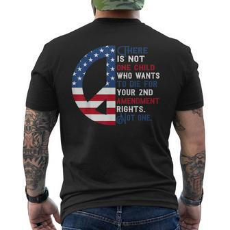 There Is Not One Child Who Wants To Die For Your 2Nd Mens Back Print T-shirt | Mazezy