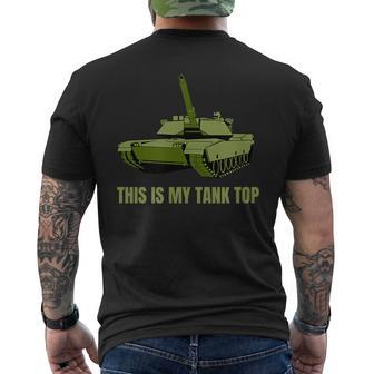 This Is My Army Military Vehicle Funny Mens Back Print T-shirt - Seseable
