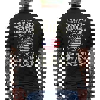 This Is My Pride Flag Patriotic American Flag 4Th Of July Mens Back Print T-shirt | Mazezy