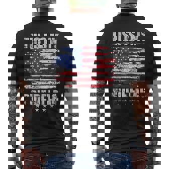 This Is My Pride Flag Usa American 4Th Of July Patriotic Mens Back Print T-shirt | Mazezy