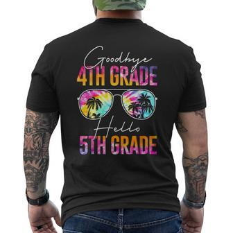 Tie Dye Goodbye 4Th Grade Graduation Hello 5Th Grade Mens Back Print T-shirt - Seseable