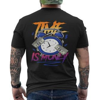 Time Is Money Drip Max 1 Los Angeles Matching Men's T-shirt Back Print | Mazezy