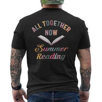 All Together Now Summer Reading 2023 Lovers Summer Reading Men's Back Print T-shirt | Mazezy