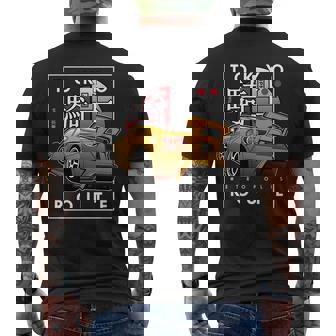 Tokyo Route Drag Racing Japanese Import Car Funny Car Guy Racing Funny Gifts Mens Back Print T-shirt | Mazezy