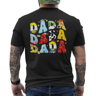 Toy Story Dada Boy Dad Fathers Day For Mens Men's T-shirt Back Print - Seseable