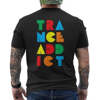 Trance Addict Music Men's T-shirt Back Print | Mazezy