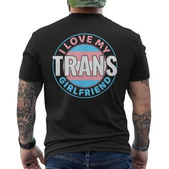 Transgender I Love My Trans Girlfriend Lgbt Mens Back Print T-shirt | Mazezy UK
